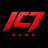 Official IC7 Game logo with a bold red modern design on a black background.